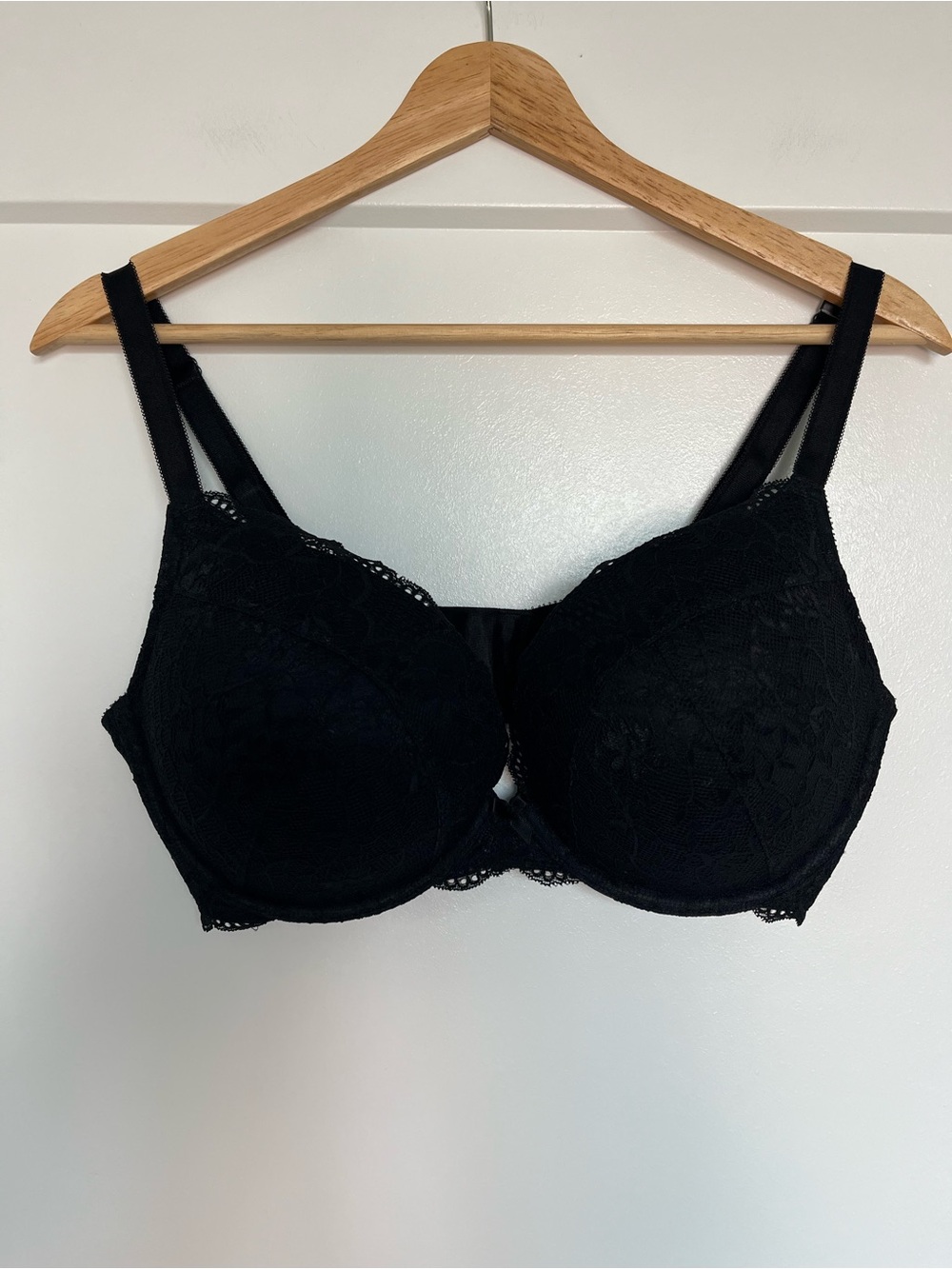 Torrid Curve Black Lace Push-Up Plunge Bra 38DD NWT - Picture 2 of 10